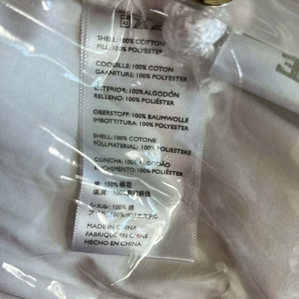 Anthropologie x Ambrose Down Alternative Sleep Pillow Euro Size NWT